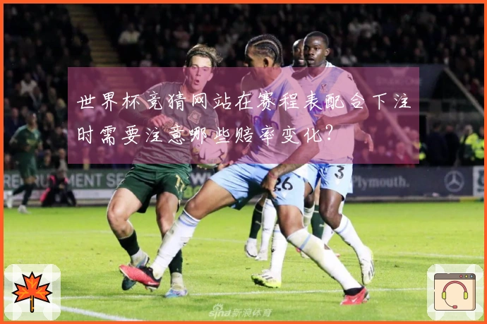 世界杯竞猜网站在赛程表配合下注时需要注意哪些赔率变化？